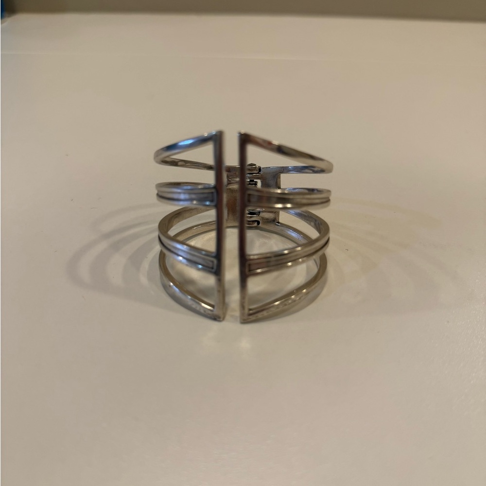 Jenny Bird Silver Geometric Bracelet